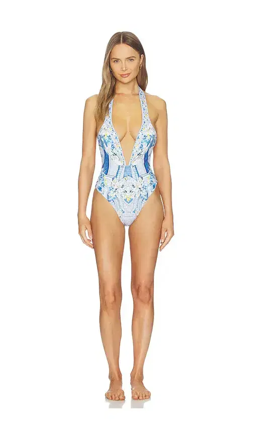 Plunge Halter One Piece