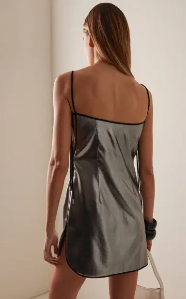 Temily Summer Bones Foiled Silk Mini Dress | Thumbnail 4 Temily Summer Bones Foiled Silk Mini Dress | Thumbnail 4