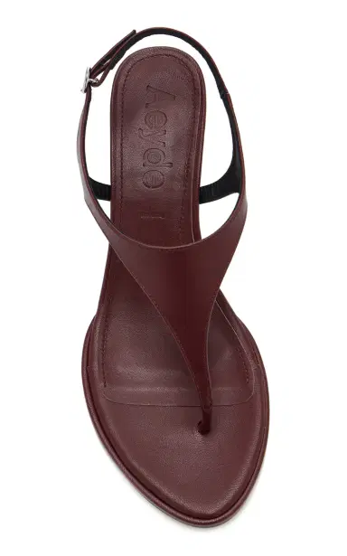aeyde Roose Leather Wedge Sandals | Thumbnail 3 aeyde Roose Leather Wedge Sandals | Thumbnail 3