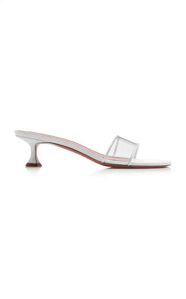 Amina Muaddi Andreea PVC Sandals