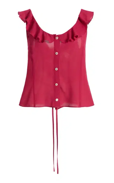 Favorite Daughter Exclusive The Love Note Ruffled Top | Thumbnail 4