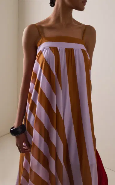 Zimmermann Indra Striped Silk Maxi Dress | Thumbnail 3 Zimmermann Indra Striped Silk Maxi Dress | Thumbnail 3