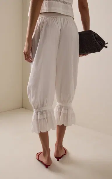 Staud Renzo Cropped Cotton Pants | Thumbnail 4 Staud Renzo Cropped Cotton Pants | Thumbnail 4