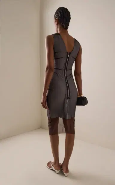 Maison Margiela Sheer Midi Dress | Thumbnail 4 Maison Margiela Sheer Midi Dress | Thumbnail 4