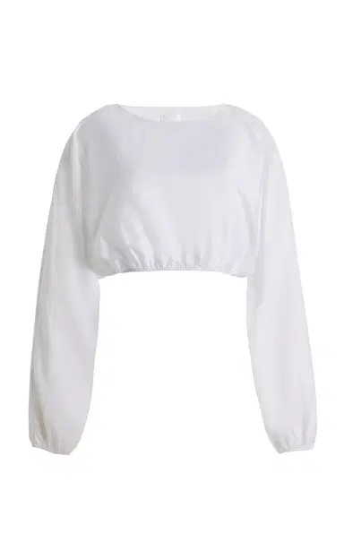 LESET Yoko Cotton Blouson Top | Thumbnail 6 LESET Yoko Cotton Blouson Top | Thumbnail 6