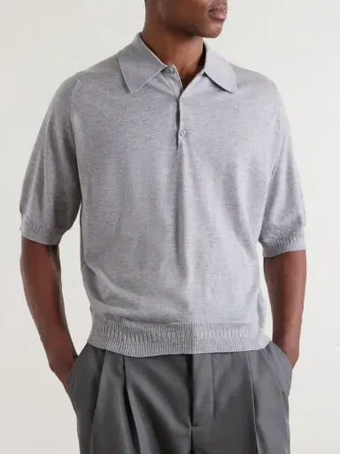 John Smedley Bill Nighy Merino Wool Polo Shirt - Men | Thumbnail 3 John Smedley Bill Nighy Merino Wool Polo Shirt - Men | Thumbnail 3