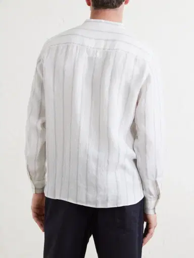 MR P. Striped Linen Shirt - Men | Thumbnail 4