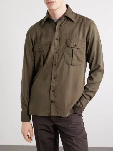 J. Mueser TENCEL™ Lyocell-Twill Shirt - Men | Thumbnail 3