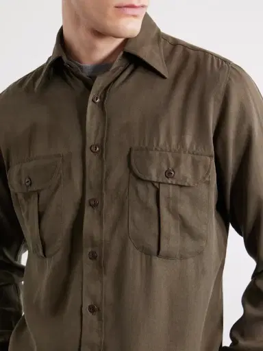 J. Mueser TENCEL™ Lyocell-Twill Shirt - Men | Thumbnail 5