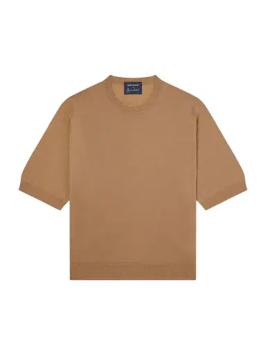 John Smedley Bill Nighy Knitted Merino Wool T-Shirt - Men | Thumbnail 1