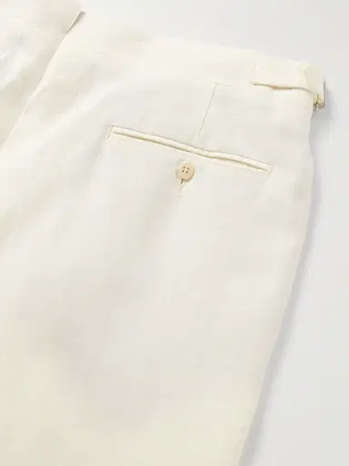 Stòffa Straight-Leg Pleated Linen Trousers - Men | Thumbnail 5 Stòffa Straight-Leg Pleated Linen Trousers - Men | Thumbnail 5