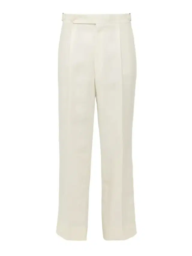 Straight-Leg Pleated Linen Trousers - Men