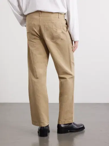 MR P. Straight-Leg Cotton and Linen-Blend Trousers - Men | Thumbnail 4