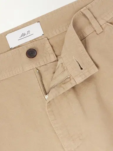 MR P. Straight-Leg Cotton and Linen-Blend Trousers - Men | Thumbnail 6
