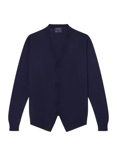 John Smedley Bill Nighy Merino Wool Cardigan - Men | Thumbnail 1 John Smedley Bill Nighy Merino Wool Cardigan - Men | Thumbnail 1