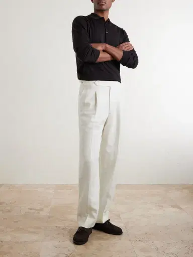 John Smedley Belper Slim-Fit Merino Wool Polo Shirt - Men | Thumbnail 2