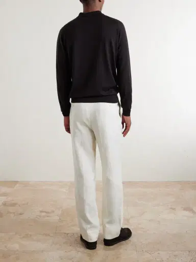 John Smedley Belper Slim-Fit Merino Wool Polo Shirt - Men | Thumbnail 4
