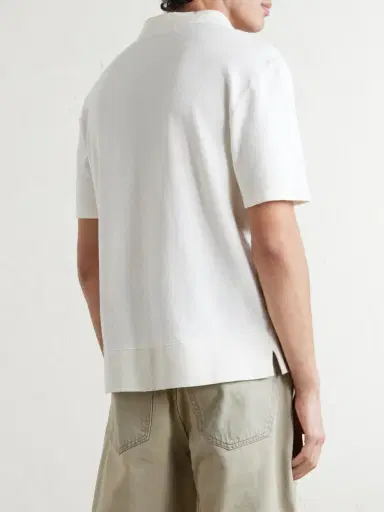 MR P. Camp-Collar Linen and Organic Cotton-Blend Shirt - Men | Thumbnail 4