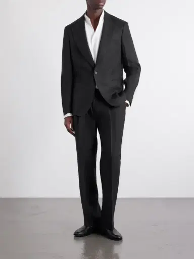 MR P. Slim-Fit Linen Tuxedo Jacket - Men | Thumbnail 2 MR P. Slim-Fit Linen Tuxedo Jacket - Men | Thumbnail 2