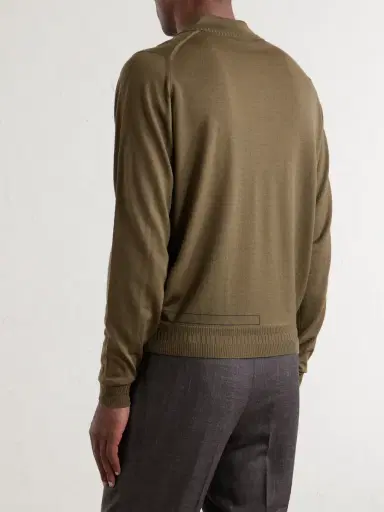 John Smedley Bill Nighy Merino Wool Polo T-Shirt - Men | Thumbnail 4 John Smedley Bill Nighy Merino Wool Polo T-Shirt - Men | Thumbnail 4