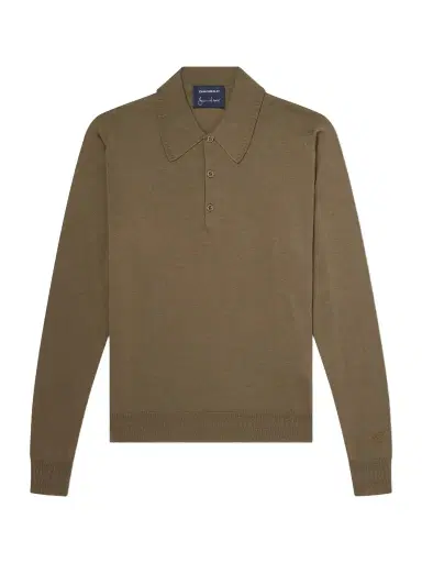 John Smedley Bill Nighy Merino Wool Polo T-Shirt - Men | Thumbnail 1 John Smedley Bill Nighy Merino Wool Polo T-Shirt - Men | Thumbnail 1