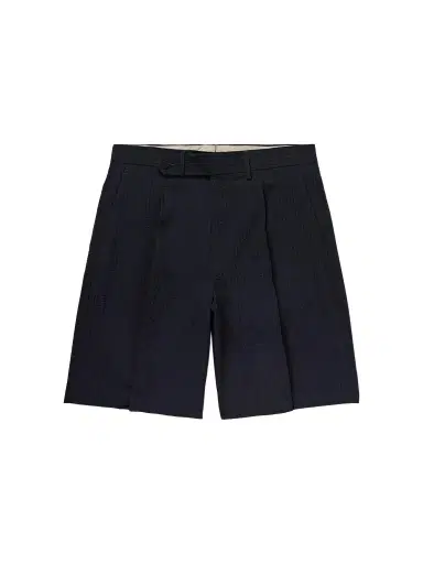 Stòffa Pleated Wool-Seersucker Shorts - Men | Thumbnail 1