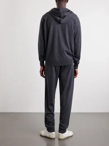 John Smedley Carty Merino Wool Zip-Up Hoodie - Men | Thumbnail 4