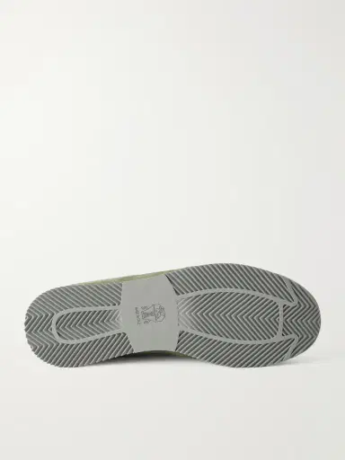 Brunello Cucinelli Suede-Trimmed Canvas Sneakers - Men | Thumbnail 3 Brunello Cucinelli Suede-Trimmed Canvas Sneakers - Men | Thumbnail 3