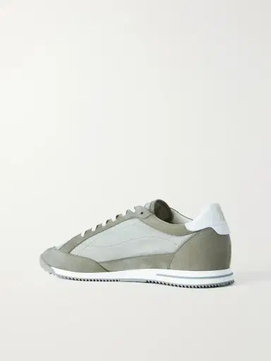 Brunello Cucinelli Suede-Trimmed Canvas Sneakers - Men | Thumbnail 4 Brunello Cucinelli Suede-Trimmed Canvas Sneakers - Men | Thumbnail 4