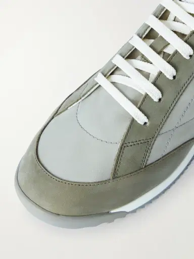 Brunello Cucinelli Suede-Trimmed Canvas Sneakers - Men | Thumbnail 5 Brunello Cucinelli Suede-Trimmed Canvas Sneakers - Men | Thumbnail 5