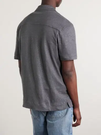 MR P. Camp-Collar Linen Shirt - Men | Thumbnail 4 MR P. Camp-Collar Linen Shirt - Men | Thumbnail 4