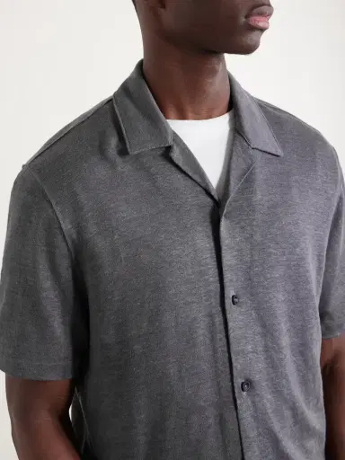 MR P. Camp-Collar Linen Shirt - Men | Thumbnail 5 MR P. Camp-Collar Linen Shirt - Men | Thumbnail 5