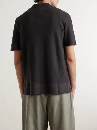 MR P. Camp-Collar Linen and Organic Cotton-Blend Shirt - Men | Thumbnail 4