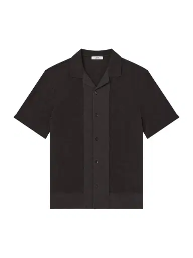 MR P. Camp-Collar Linen and Organic Cotton-Blend Shirt - Men | Thumbnail 1
