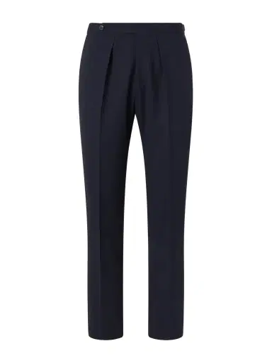 Drake's Straight-Leg Pleated Virgin Wool Suit Trousers - Men | Thumbnail 1 Drake's Straight-Leg Pleated Virgin Wool Suit Trousers - Men | Thumbnail 1