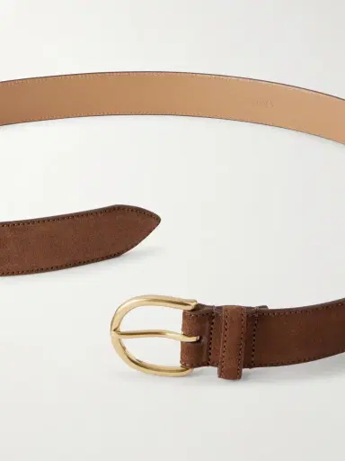 MORJAS 3cm Suede Belt - Men | Thumbnail 2