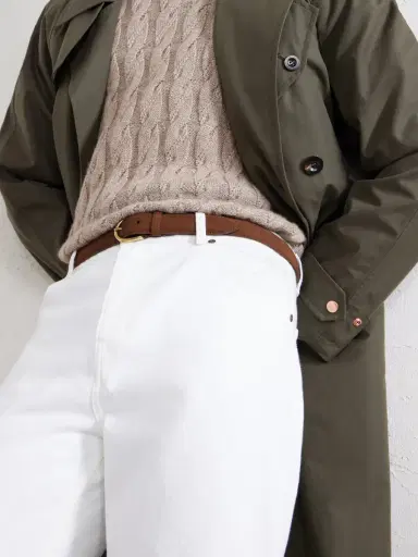 MORJAS 3cm Suede Belt - Men | Thumbnail 3