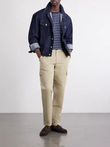 MR P. Tapered Cotton and Linen-Blend Trousers - Men | Thumbnail 2