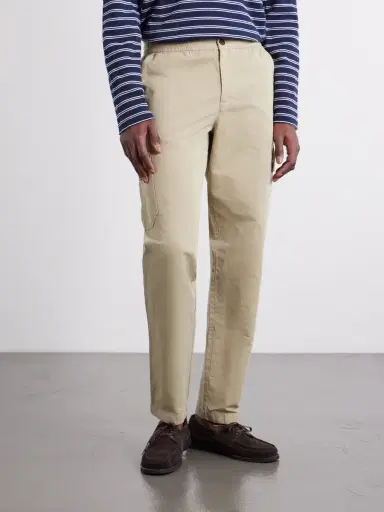 MR P. Tapered Cotton and Linen-Blend Trousers - Men | Thumbnail 3