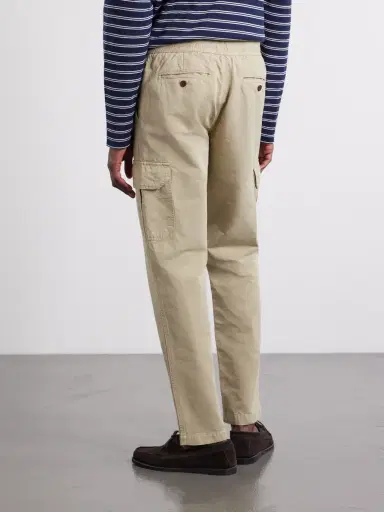 MR P. Tapered Cotton and Linen-Blend Trousers - Men | Thumbnail 4