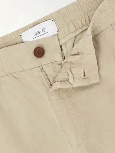 MR P. Tapered Cotton and Linen-Blend Trousers - Men | Thumbnail 6