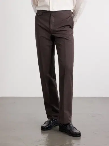 J. Mueser Waverly Straight-Leg Cotton and Linen-Blend Twill Suit Trousers - Men | Thumbnail 3 J. Mueser Waverly Straight-Leg Cotton and Linen-Blend Twill Suit Trousers - Men | Thumbnail 3