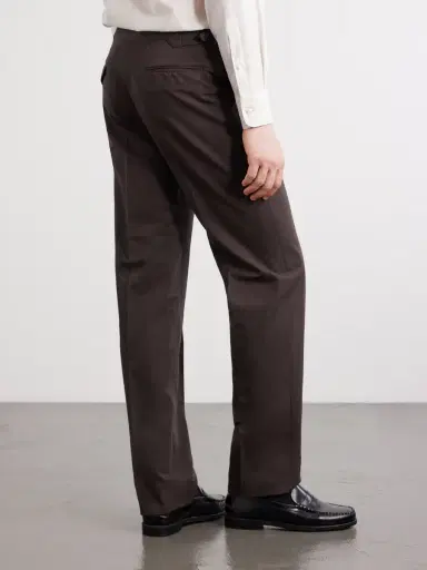 J. Mueser Waverly Straight-Leg Cotton and Linen-Blend Twill Suit Trousers - Men | Thumbnail 4 J. Mueser Waverly Straight-Leg Cotton and Linen-Blend Twill Suit Trousers - Men | Thumbnail 4