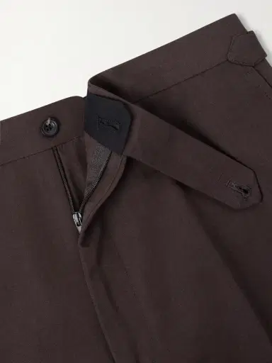 J. Mueser Waverly Straight-Leg Cotton and Linen-Blend Twill Suit Trousers - Men | Thumbnail 6 J. Mueser Waverly Straight-Leg Cotton and Linen-Blend Twill Suit Trousers - Men | Thumbnail 6