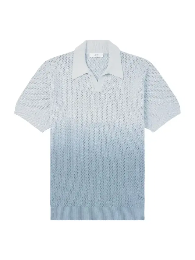 MR P. Open-Collar Knitted Organic Cotton Polo Shirt - Men