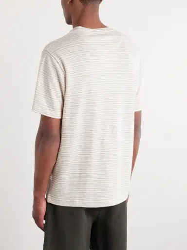 MR P. Striped Linen T-Shirt - Men | Thumbnail 4