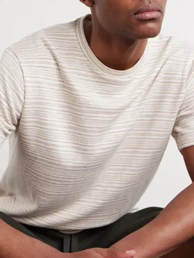 MR P. Striped Linen T-Shirt - Men | Thumbnail 5