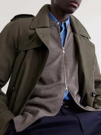 John Smedley Maclean Merino Wool Zip-Up Sweater - Men | Thumbnail 5 John Smedley Maclean Merino Wool Zip-Up Sweater - Men | Thumbnail 5