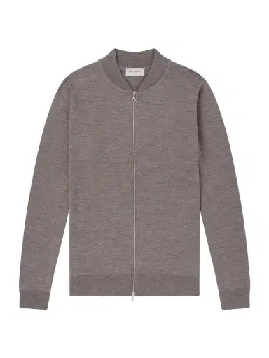 John Smedley Maclean Merino Wool Zip-Up Sweater - Men | Thumbnail 1 John Smedley Maclean Merino Wool Zip-Up Sweater - Men | Thumbnail 1