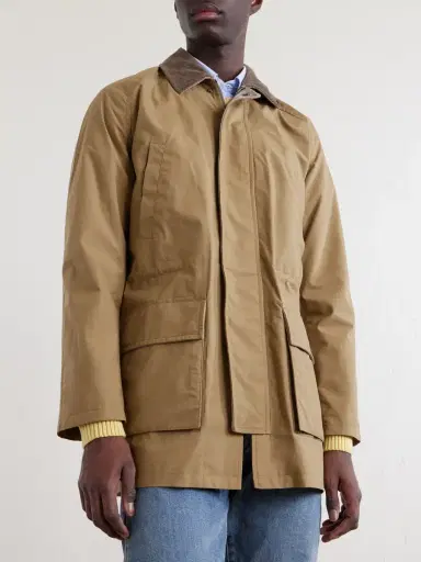 J. Mueser Game Corduroy-Trimmed Cotton Jacket - Men | Thumbnail 3 J. Mueser Game Corduroy-Trimmed Cotton Jacket - Men | Thumbnail 3